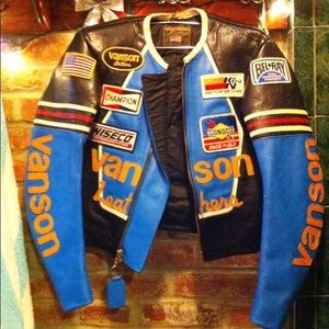 Iconic vintage star Vanson leather jacket